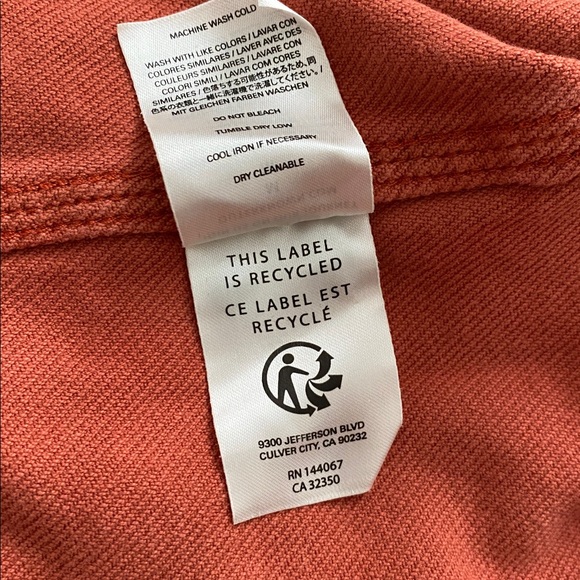 Outerknown Salmon Button Down. Size M. - Picture 7 of 10